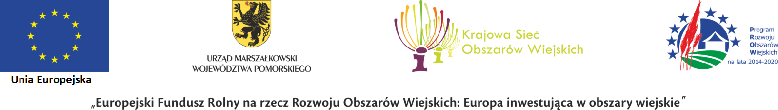 UE, UMWP, Krajowa Sieć Obszarów Wiejskich, PROW - logotypy