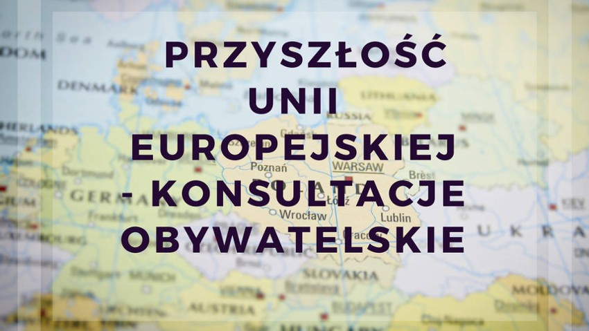Banner - Przyszłość Unii Europejskiej - Konsultacje Obywatelskie