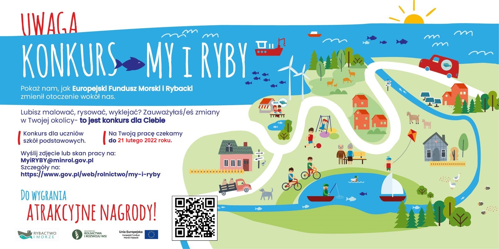 Konkurs plastyczny dla dzieci i młodzieży „My i RYBY”