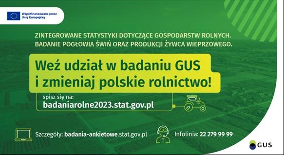 Weź udział w badaniu GUS i zmieniaj polskie rolnictwo!