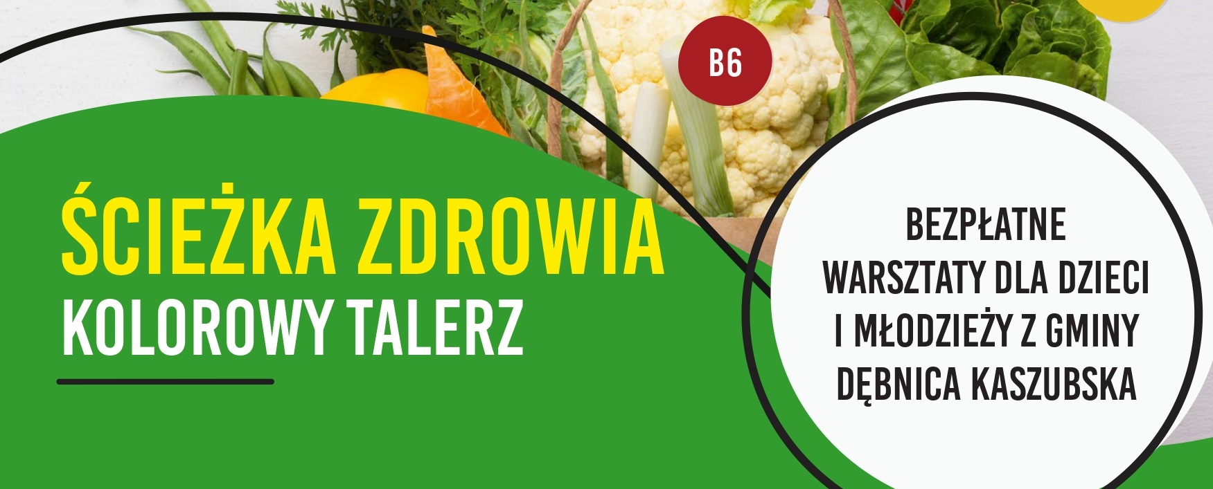 „Ścieżka zdrowia – kolorowy talerz” czyli bezpłatne warsztaty dla dzieci