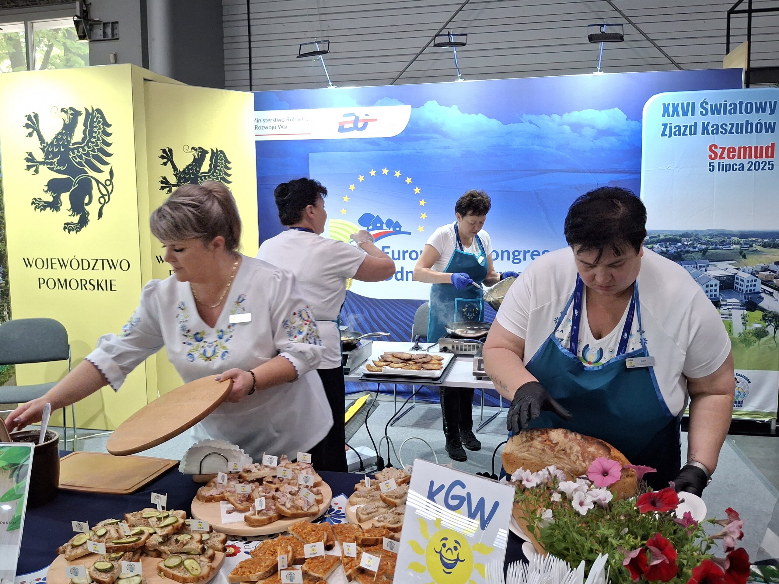Degustacja produktów przygotowanych przez KGW
