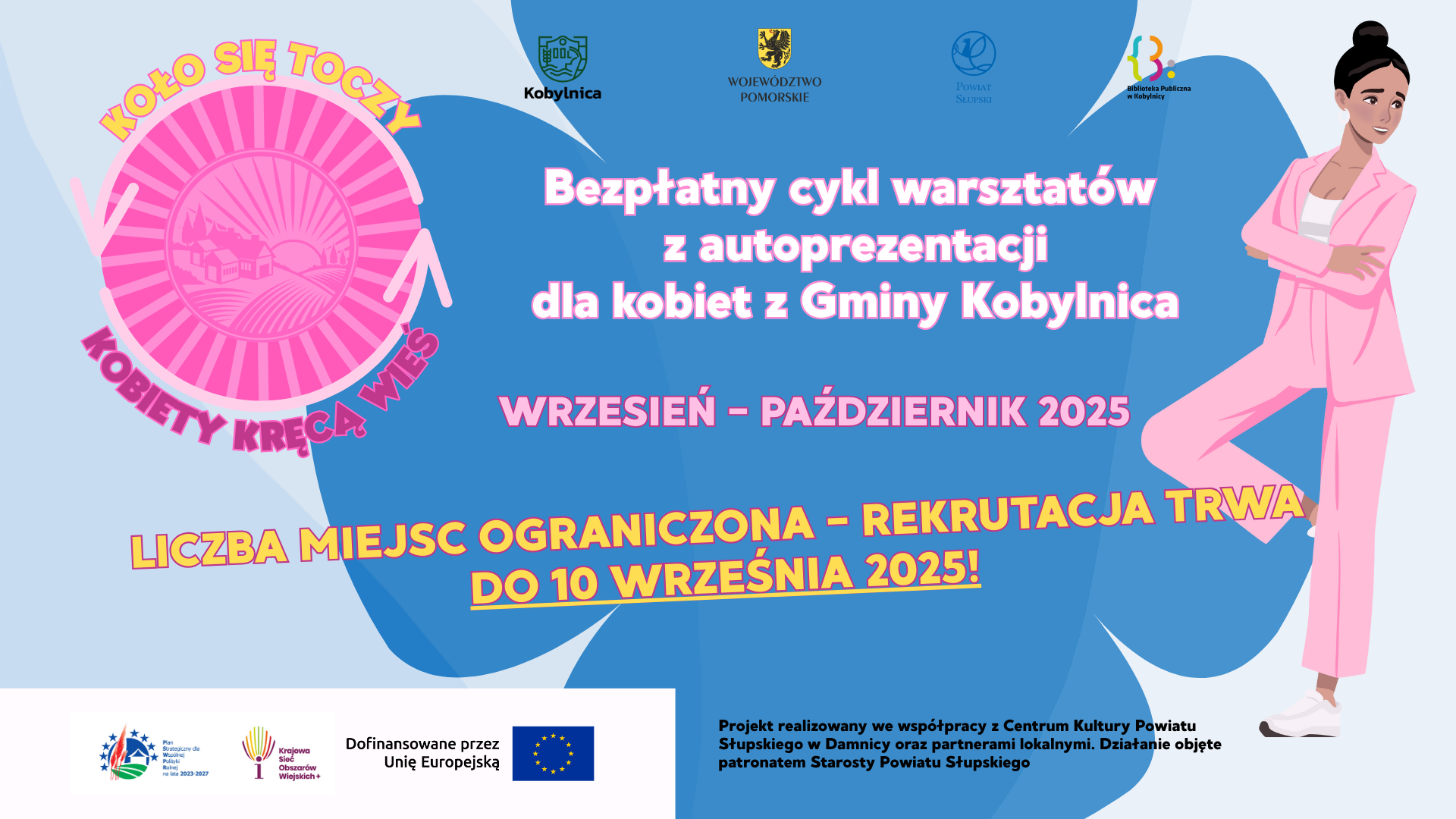 Bezpłatne warsztaty rozwojowe dla kobiet w gminie Kobylnica
