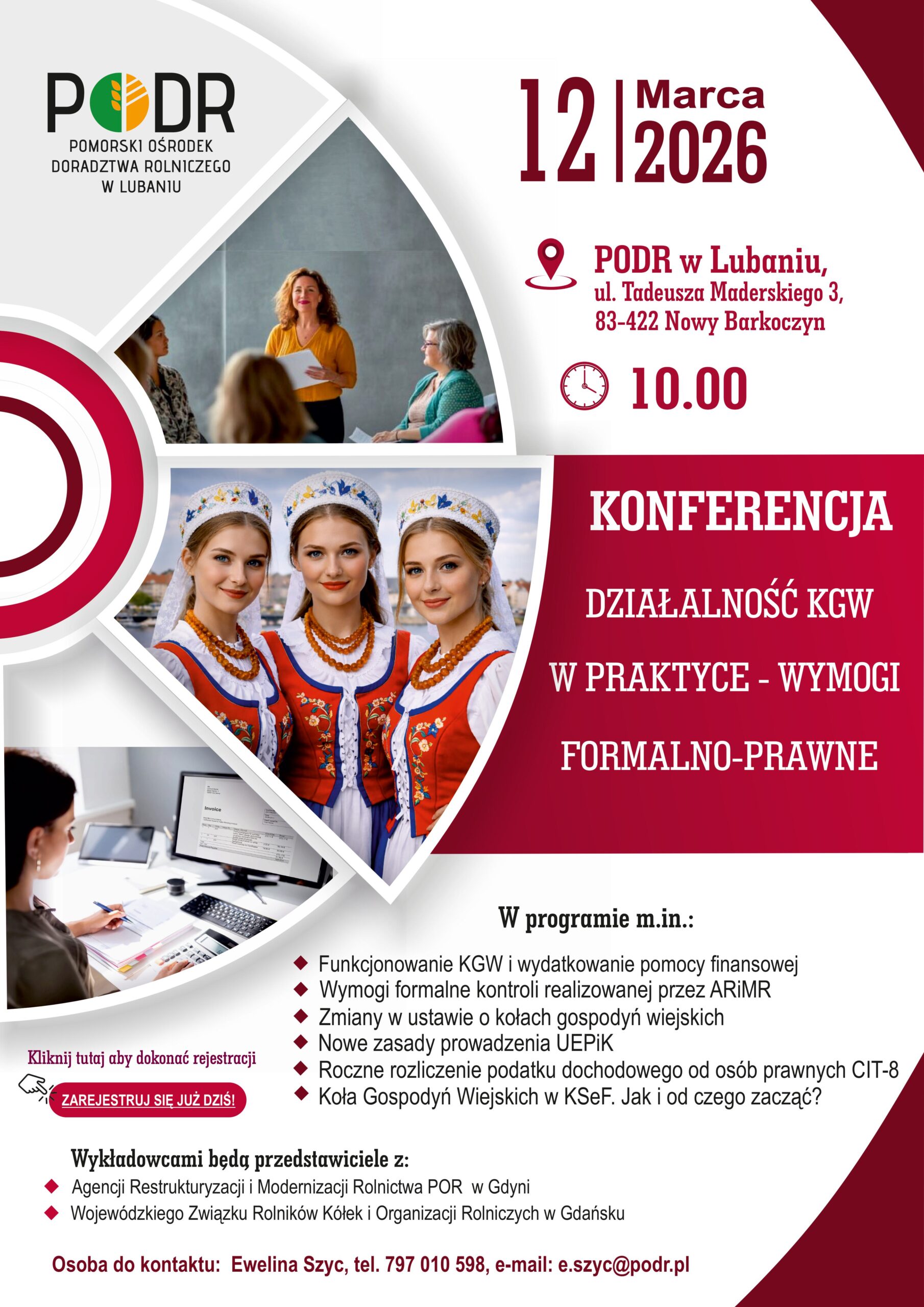 Plakat wydarzenia w Lubaniu