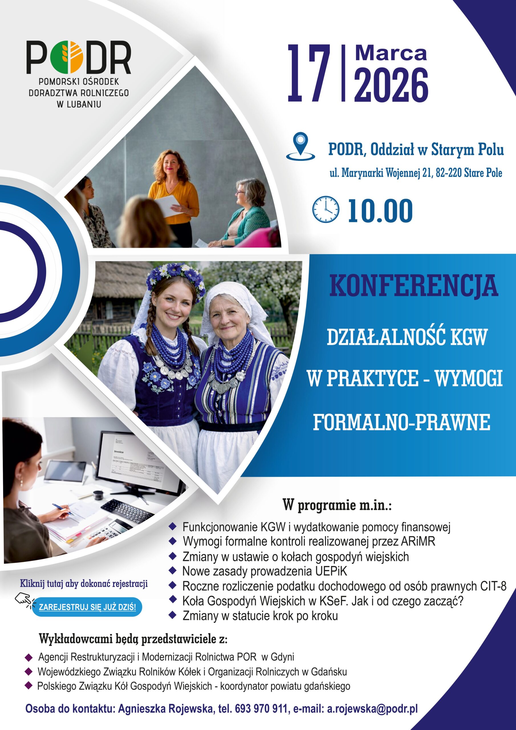 Plakat wydarzenia w Starym Polu